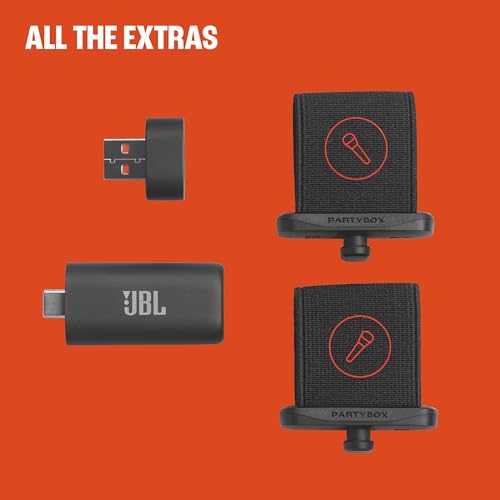 JBL EasySing Mics - Real-Time Vocal Removal - Black