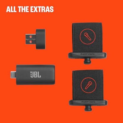 JBL EasySing Mics - Real-Time Vocal Removal - Black