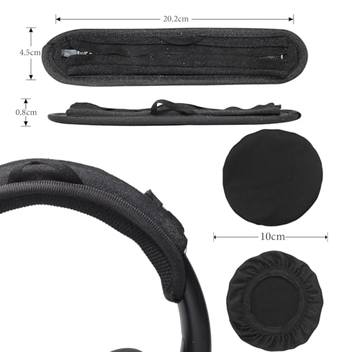 Adhiper 2in1 Headphone Covers for Skullcandy Crusher ANC 2, Crusher Evo