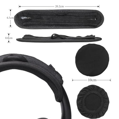 Adhiper 2in1 Headphone Covers for Skullcandy Crusher ANC 2, Crusher Evo