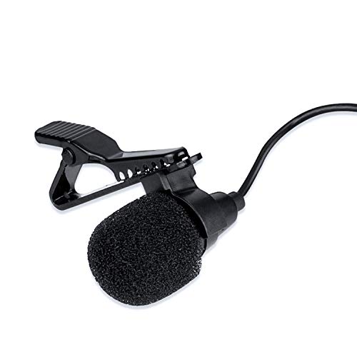 Lav Mic Clip Set 24 Pcs Lavalier Mic Clip Replacement | 12 Foam Windscreen Cover, 12 Metal Lapel Microphone Clips, Lavalier Mic Clip Replacement Accessories