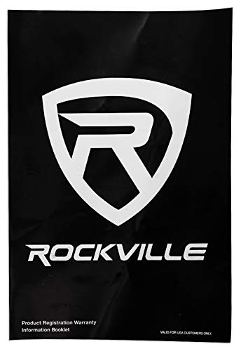 Rockville RVMIC3 Tripod Microphone Stand with Quick Release Hand Clutch & Boom, Black