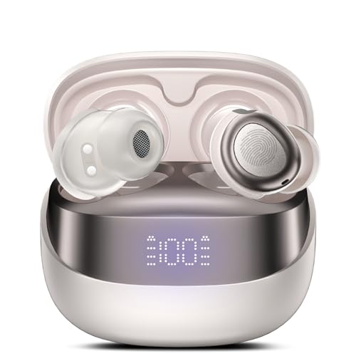 Sleep Earbuds Bluetooth 5.4 in Ear Light-Weight Headphones, Mini Sleep Headphones 47H Playtime with Charging Case, Clear Calls Earphones