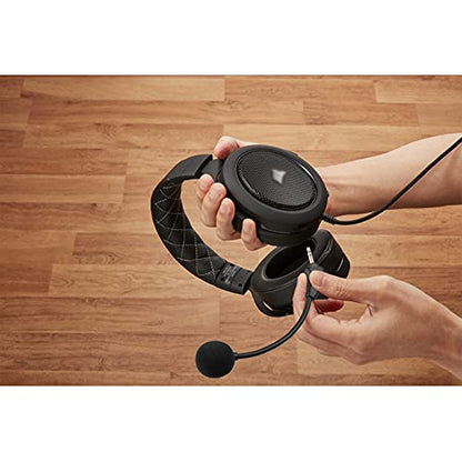 HS60 Pro Mic for Corsair HS50, HS60, HS70 Gaming Headset, Detachable 3.5mm | Noise Cancelling Gaming Headset Microphone for PS5, PS4, PC, Xbox