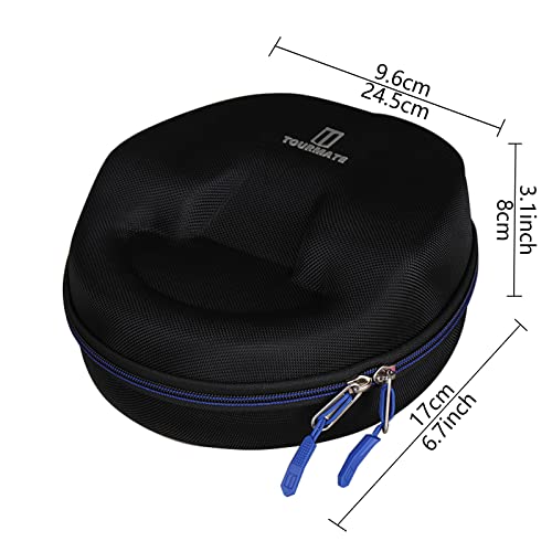 Tourmate Hard Travel Case for M-Audio HDH40 Over Ear Headphones/SteelSeries Arctis 3 Console - Stereo Wired Gaming Headset/Turtle Beach Recon Spark Gaming Headset, Protective Carrying Storage Bag