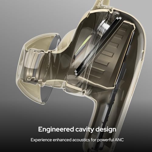 Noise Master Buds 2 with SoundByBose (2026), 51dB Adaptive ANC, Hi-Res LHDC Audio,360° Spatial Audio with Head Tracking, 6-mic ENC, Dual Pairing, Fast Charge & BT v6.1 (Mercury) - color: Mercury