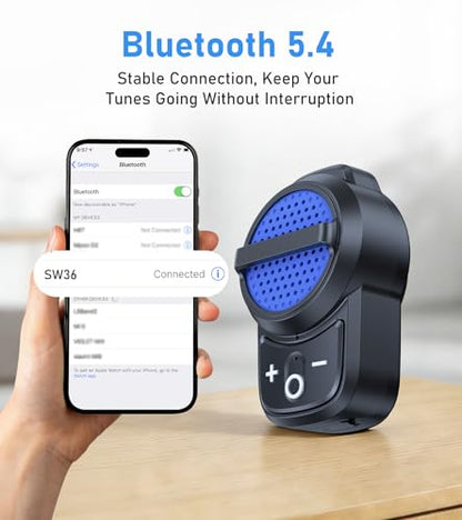 Tsnam Wearable Bluetooth Speaker Clip on Portable Small Speaker | IPX6 Waterproof Clip Speaker Built-in Mic, Wireless Speaker 10H Battery Life, Gadgets Electrician Gifts for Men Women