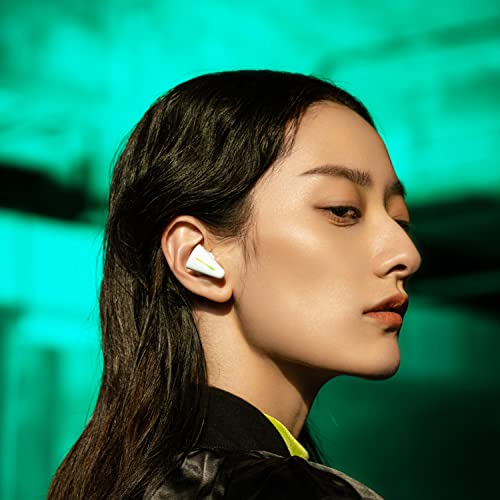 Angry miao CYBERBLADE Wireless Gaming Earbuds, Active Noise Cancelling Bluetooth Earbuds with Microphone, 36ms Low Latency Earphone for PC, PS4, PS5, Switch, iPhone, Android