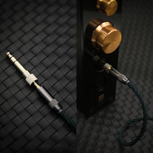6.35mm 1/4 Male to 3.5mm 1/8 Female Stereo Headphone Adapter Audio Jack Plug Gold Plated for Speaker Headphone Guitar Digital Piano Amp
