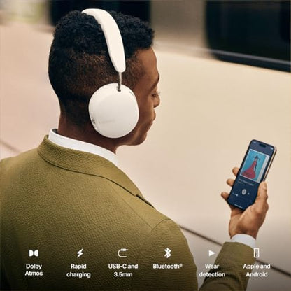 Sonos Ace | Noise Cancelling Wireless Over-Ear Headphones with Bluetooth, 30-Hour Battery Life, Spatial Audio, Dolby Atmos, Dynamic Head Tracking - Black (Pack of 2) - color: Black, size: Headphones Only (Pack of 2)