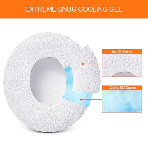 Replacement Ear Pads for Beats Solo 3 - Cooling Earpad Cushions for Solo 2 | Solo On-Ear Headphones Covers with Strong Adhesive Memory Foam (White) - color: White Cooling
