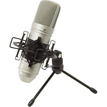 Tascam TM-80 Large Diaphagm Condenser Microphone,Silver