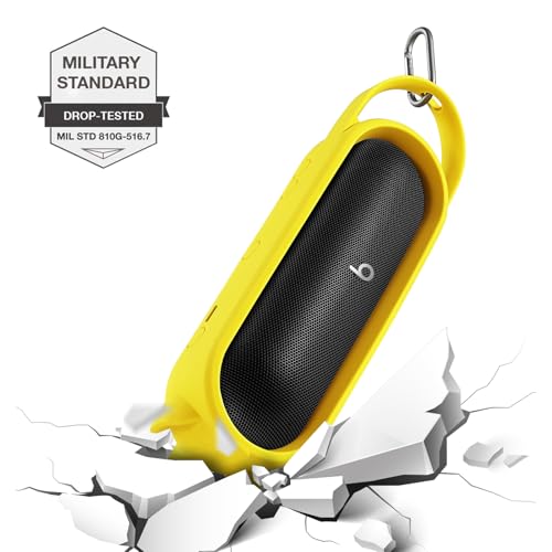 Silicone Cover for Beats Pill Portable Bluetooth Speaker Storage Bag Speaker Holder Travel Bag (Yellow) - color: Yellow