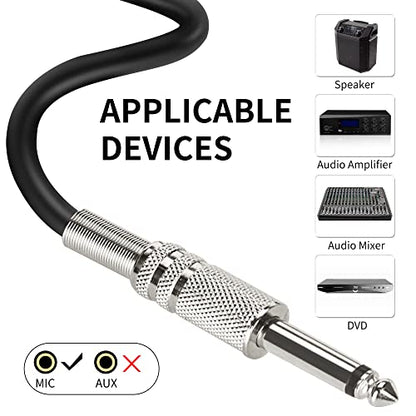 Marengo Handheld Dynamic Microphone for Karaoke Singing, Wired XLR Microphone with On and Off Switch and 13ft Detachable XLR Cable - color: aMWH68