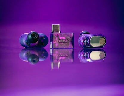 Sony INZONE Buds Wireless Noise Cancelling Gaming Earbuds, Glass Purple | Perfect for PlayStation® 5, PC/PS5/Switch/Mobile, 48Hr Battery with Case, Low Latency 2.4GHz USB-C Dongle, Truly Wireless