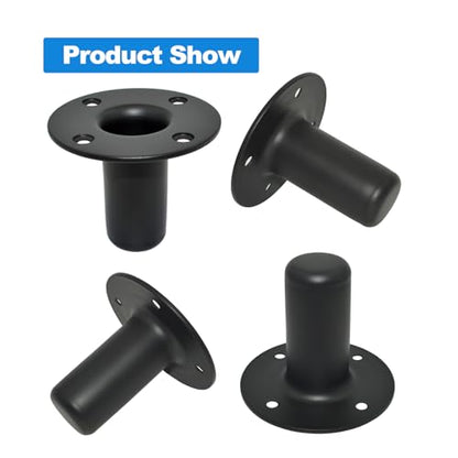 Speaker Stand Top Hat, 4.13"x3.29", All Metal, 2 Packs