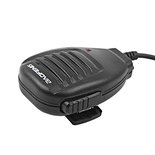 BAOFENG Speaker MIC For BAOFENG UV-5R 5RA 5RB 5RC 5RD 5RE 5REPLUS 3R+ 5R EX, 5RX3, Black
