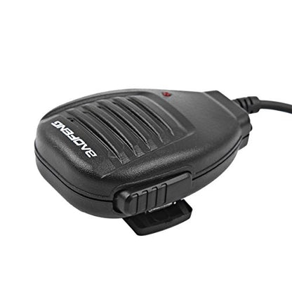 BAOFENG Speaker MIC For BAOFENG UV-5R 5RA 5RB 5RC 5RD 5RE 5REPLUS 3R+ 5R EX, 5RX3, Black