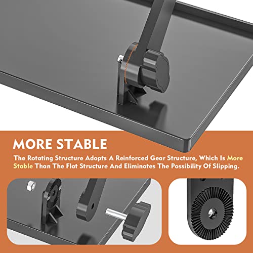 2 Pack Top Shelf TV Mounting Bracket 12 Inch Flat Panel Mount for Streaming Devices, Media Boxes, Speakers and Home Decor