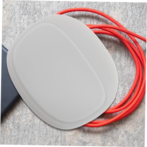 Mikikit Silicone Earphone Organizer Bag Durable Travel Accessories Case for Data Cables Earbuds and Items Flexible Non Tangling Storage Tranquil