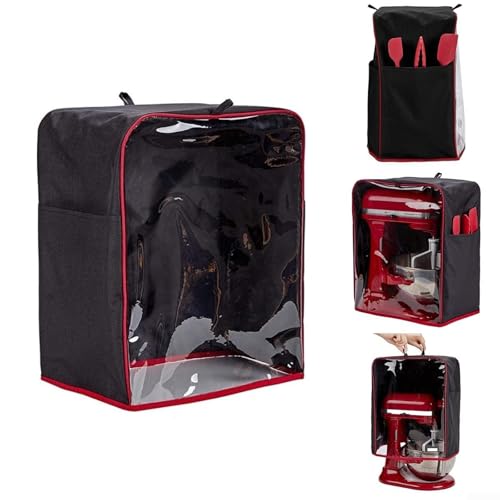 Clear View Stand Mixer Cover with Removable Base Pad Household Blenders Accessories Storage Bag Oxford Fabric Storage Bag - size: S