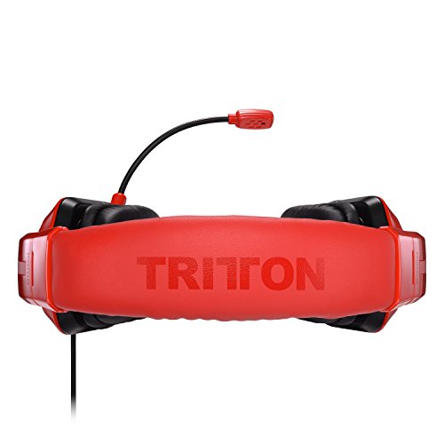 TRITTON Kama Stereo Headset for PlayStation 4, PS Vita, and Mobile Devices - Red - color: Red