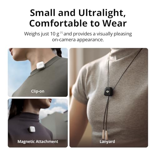 DJI Mic Mini (1 TX + 1 RX), Ultralight, Detail-Rich Audio | Noise Cancelling, Automatic Limiting, Wireless Microphone for Camera/iPhone/Android, Vlog, Streaming, 400m Transmission - style: Mic Mini (1 TX + 1 RX)