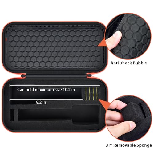 ANKHOH Wireless Microphone Case for JBL Wireless Two Microphone System | Dual Microphone Slots, 2 Foam Covers, Receiver & Cable Storage, Hard Shell, Case Only, For Karaoke Parties & Events, Black - style: Simple