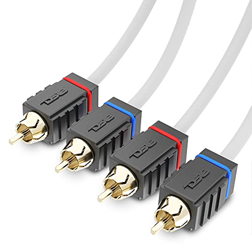DS18 MOFCR-6FT 2 Channels OFC Marine RCA Audio Stereo Cable - 6 Feet - style: 6 Ft