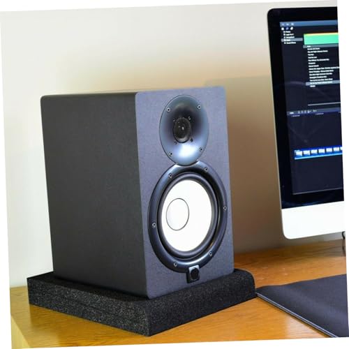 Abaodam 2Pcs High Density Speaker Isolation Pads Durable Cushions for Soundproofing and Stability for Studio Monitors and Audio Equipment
