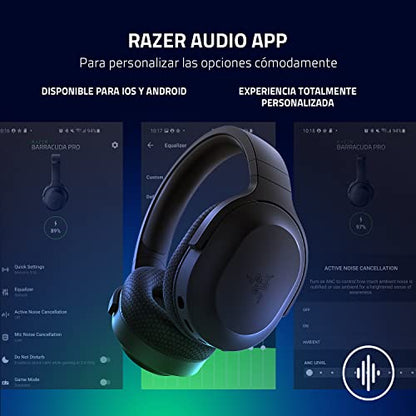 Razer Barracuda X Wireless Gaming & Mobile Headset (PC,PlayStation,Switch 2,Android,iOS): 2.4GHz Wireless + Bluetooth - Lightweight - 40mm Drivers - Detachable Mic - 50 Hr Battery - Black,(Pack of 2) - color: Classic Black, size: Standard (Pack of 2), sty