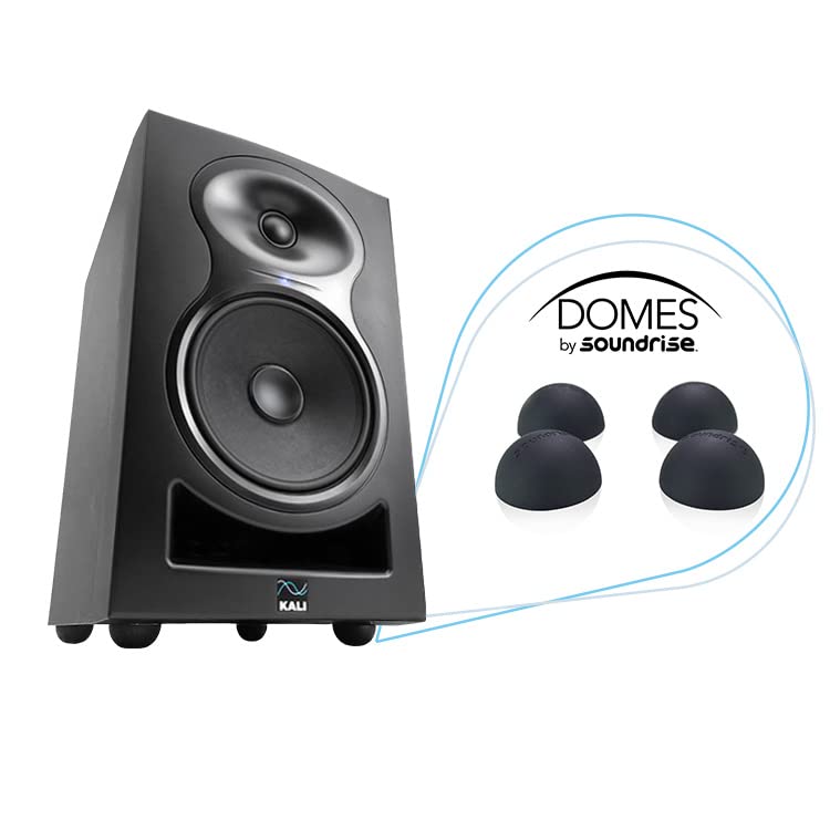 Soundrise DOMES Isolation Pads - Sound Dampening & Anti-Vibration Silicone Feet - Audio Isolation Feet for Subwoofers, Speakers & Turntables - Peel & Stick, Durable Class-A Silicone, Non-Slip (8-Pack) - size: 8-Pack