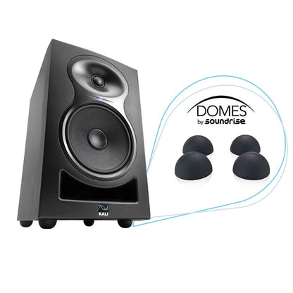 Soundrise DOMES Isolation Pads - Sound Dampening & Anti-Vibration Silicone Feet - Audio Isolation Feet for Subwoofers, Speakers & Turntables - Peel & Stick, Durable Class-A Silicone, Non-Slip (8-Pack) - size: 8-Pack