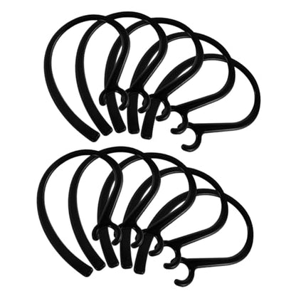 Sosoport 10pcs Anti-Slip Silicone Earbud Covers for Sports Comfortable Ear Hooks for Secure Fit Versatile Ear Tips for Enhanced Sound and Stability Compatible with Various Earphones