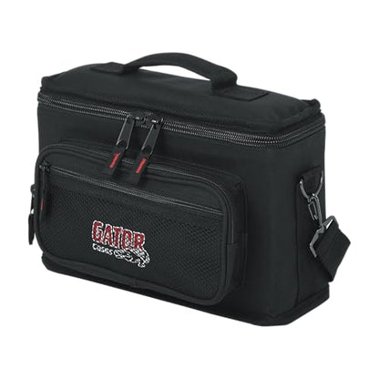 Gator Cases Padded Microphone Carry Bag; Holds up to (4) Wired Microphones. (GM-4) - size: (4) Wired Microphones (Nylon), style: (4) Wired Microphones (Nylon)