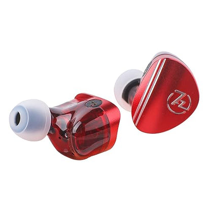 Linsoul 7HZ SONUS 1DD+1BA Dual Driver in Ear Monitor HiFi Wired Earbuds IEM - color: Red