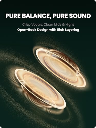 BUTTONS Open-Ear Clip Earbuds, Stylish Ear Cuff Design with Balanced Sound, Comfortable Non-in-Ear Fit, Clear Calls with ENC, Stable Bluetooth & Long Battery Life-Brown - color: Brown