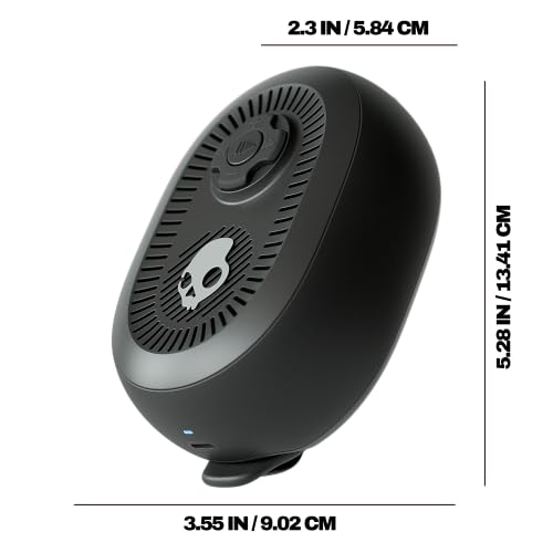 Skullcandy Session 540 Portable Lightweight Bluetooth Speaker - True Black | Waterproof, Dustproof, 17 Hours of Playtime, Built for Home, Outdoors, Party, Travel, Big Sound, iPhone Android Compatible - color: True Black