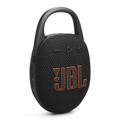 JBL Clip 5 - Ultra-Portable, Waterproof & Dustproof Bluetooth Speaker, Big JBL Pro Sound with Punchy bass, Integrated Carabiner, Up to 12 Hours of Play, Made in Part with Recycled Materials (Black) - color: Black
