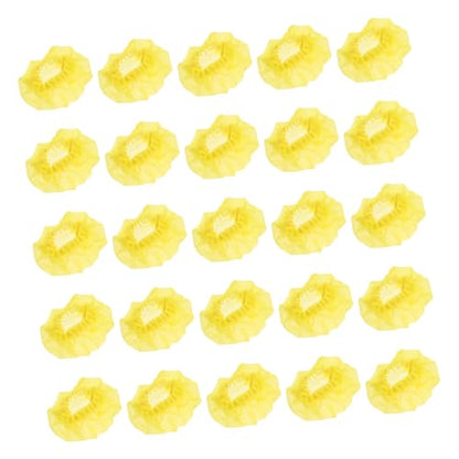 200pcs Protective Microphone Covers Disposable Mic Windscreen Non-woven Breathable Covers for Shield - color: Yellow