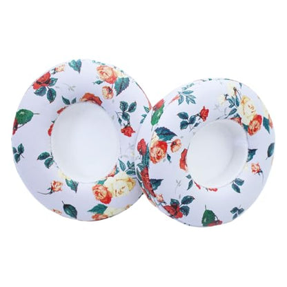 Earpads for Beats Solo 3 & Solo 2 On-Ear Headphones - ICY White | Fit for Beats Solo 3/Solo 2 Wired/Wireless A1796/B0534 Headphone, Dust Proof Protein Leather Cushions with Memory Foam Covers - color: Icy White