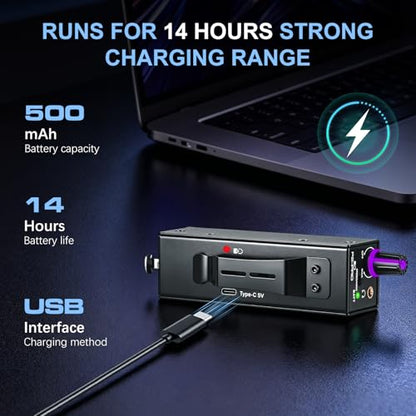P2 PRO Headphone Amplifier, Portable in Ear Monitor Amplifier | Personal Headphone Amp, XLR/TRS Input 3.5mm Output, Stereo/Mono Switch, Built-in 500mAh Battery,14h Playtime, 7 Color Light