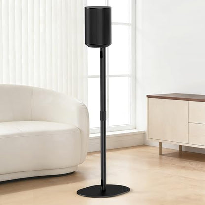 ALTSON Speaker Stand for Sonos Era 100 & Era 300, 26”-43” Height Adjustable Floor Stand, Dual-Mount Base Surround Sound Speaker Mount with Cable Management for Living Room Bedroom Office, 1 Pack - size: 1 Pack