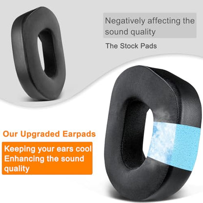 SOULWIT Cooling Earpads for Turtle Beach Stealth 700 Gen 2, 700 Gen2 MAX Headset, Ear Pads with Ice Silk Fabric, Noise Isolation Foam - Black - color: Black