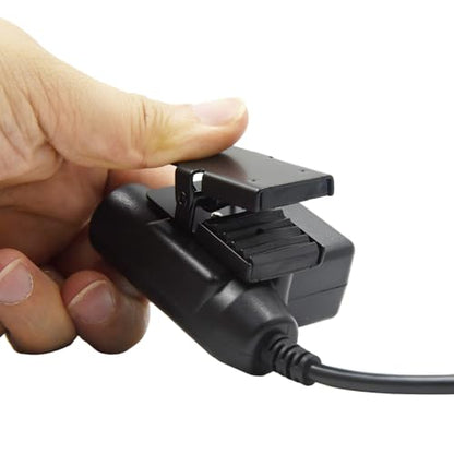 U94 PTT Adapter with U-329/U MIL-C-55116 6-Pin Walkie Talkie Connector for AN/PRC-148 & AN/PRC-152 Two Way Radio Push to Talk System Connect TP-120 U-174 U-93 Military Headset NATO-US Wiring