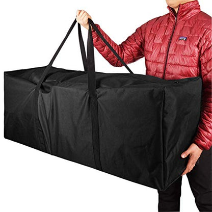 COOLBEBE 2 Pack Sports Duffle Bag - Extra Large Travel Duffel Luggage Bag | Heavy Duty Dual Zipper, 600D Polyester, Oversized Capacity, Sturdy & Water Resistant for Sports Equipment, Camping & Moving - size: 47" x 13.7" x 17.5" 2Pack