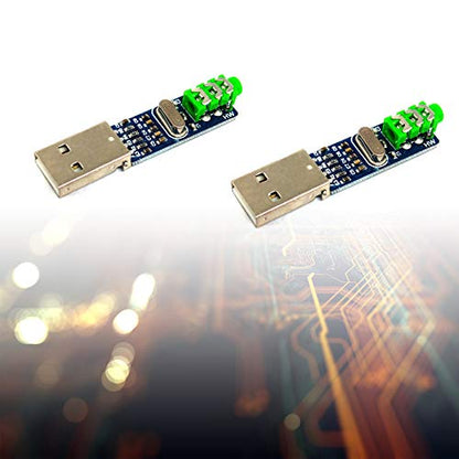 Comimark 1Pcs 5V USB Powered PCM2704 Mini USB Sound Card DAC Decoder Board for PC Computer
