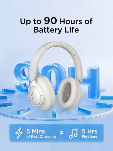1MORE Wireless Bluetooth Noise-canceling Headphones - HQ31 SonoFlow SE Over-Ear Headphones with Hi-Res Audio, 90H Playtime, Clear Calls, Preset EQ Via App, Comfort for Home Office Travel(Oat White) - color: Oat White
