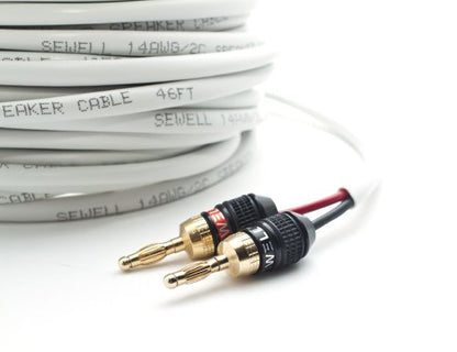 Deadbolt Banana Plugs 6-Pairs by Sewell, Gold Plated Speaker Plugs, Quick Connect, SW-29863-6 | Quick Connect, Tool-Free, SW-29863-6 - size: 6 Pairs, style: Deadbolt Banana Plugs