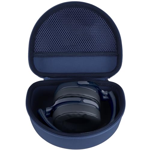 Case for Skullcandy Hesh Evo/Hesh ANC/Crusher ANC 2 Headphones | Hard Shell Shockproof, Portable Headphone Storage, Mesh Bag Organizer, Lightweight Travel - color: Dark Bluke